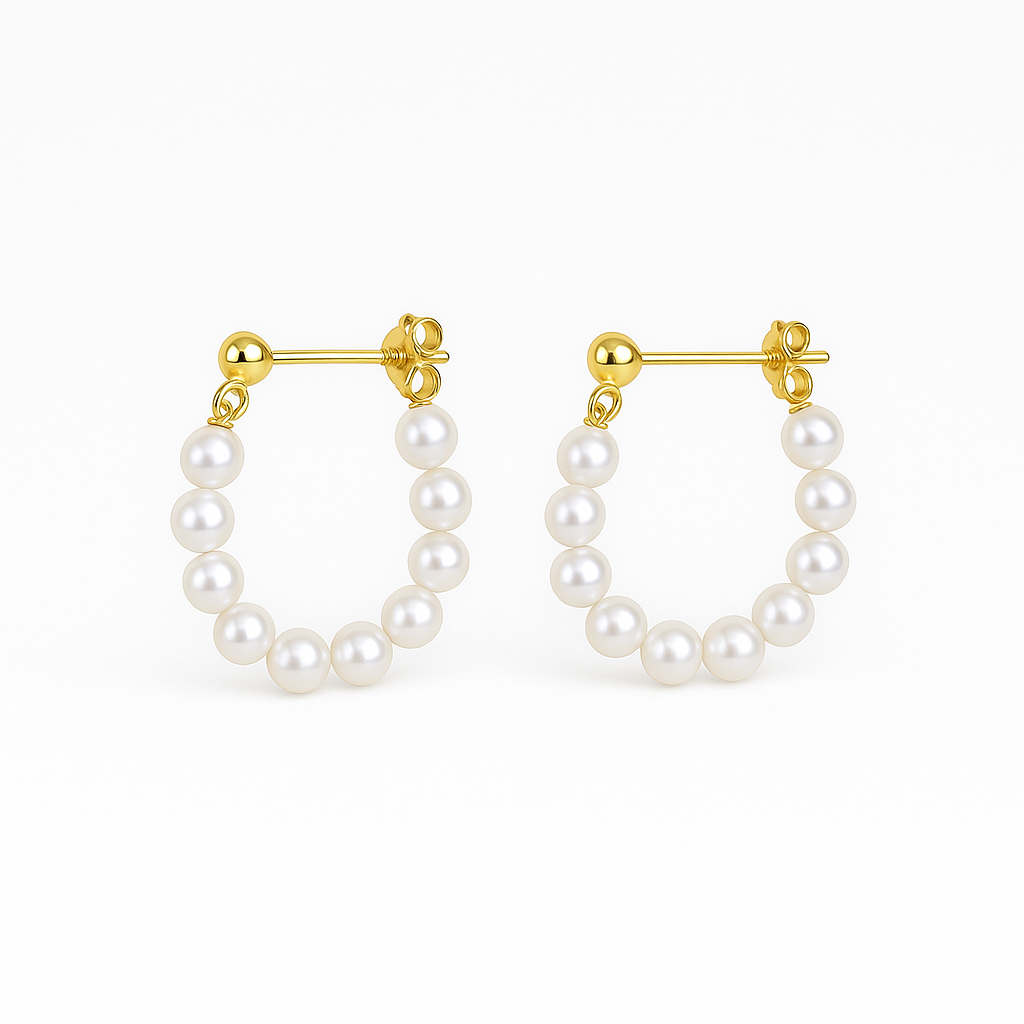 VEXA™ Pearl Hoop Earrings